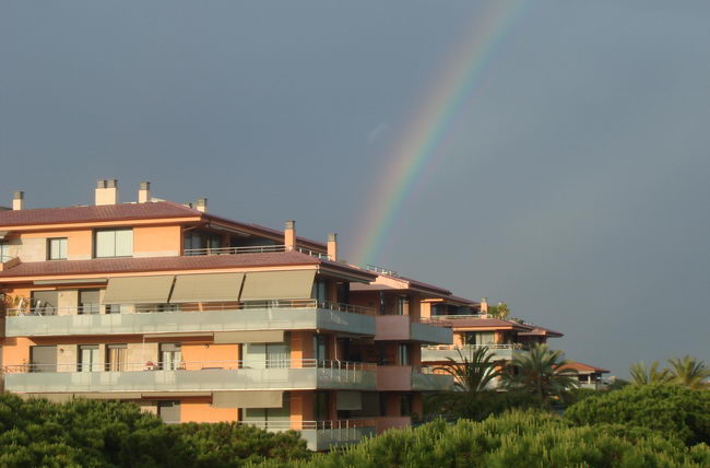 Arco iris en Central Mar (Gavà Mar)